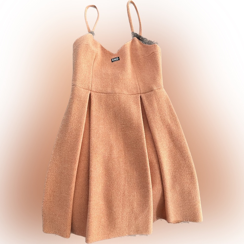 Vintage D&G dress in thick wool